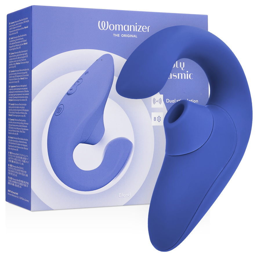 WOMANIZER - VIBRADOR AZUL VIBRANTE