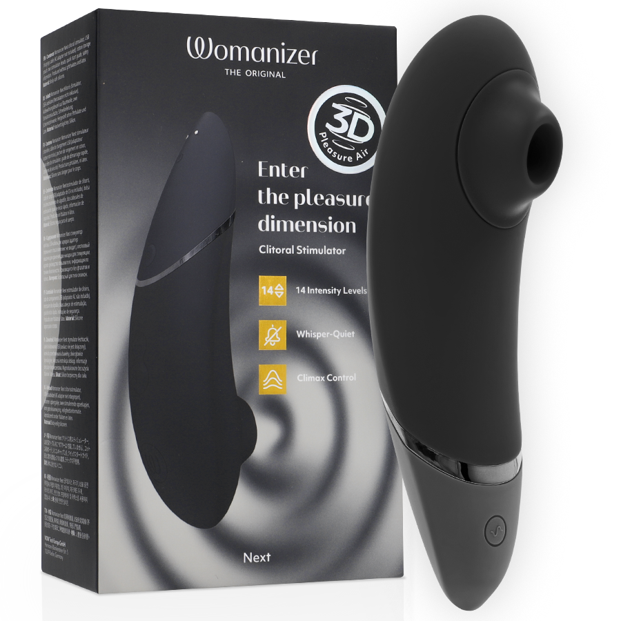 WOMANIZER - ESTIMULADOR CLITORIANO PRETO