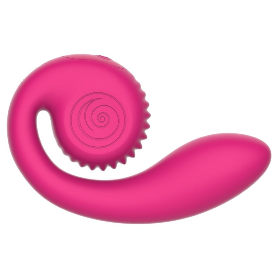 SNAIL VIBE - GIZI LITE VIBRADOR ROSA DUPLO PONTO G E CLITORIANO