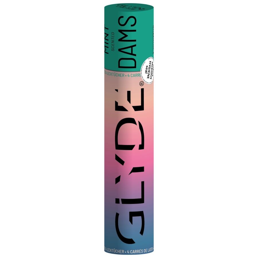 SHEER GLYDE - DAMS LÂMINAS LÁTEX SEXO ORAL MENTA