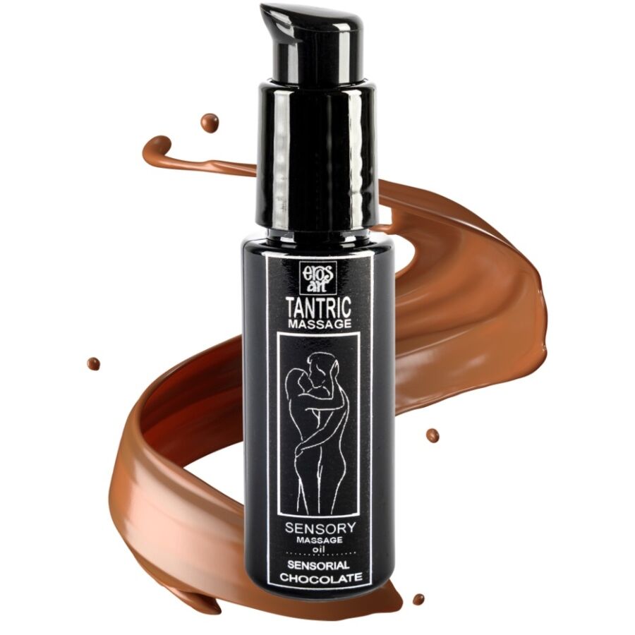 EROS-ART - ÓLEO DE MASSAGEM TÂNTRICA NATURAL E AFRODISÍACO COM CHOCOLATE 30 ML