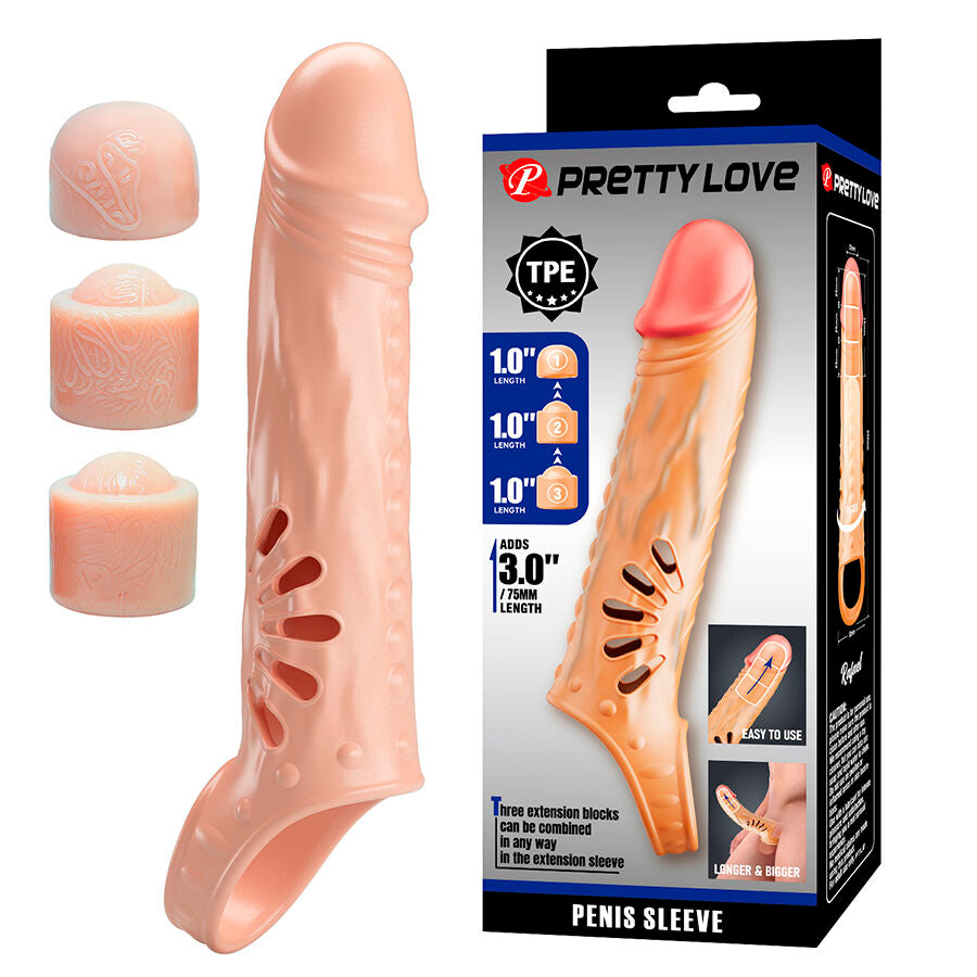 PRETTY LOVE - CAMISINHA DE PÉNIS COM EXTENSÕES