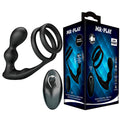 MR PLAY - PLUG ANAL VIBRADOR COM ANEL PENIANO E CONTROLO REMOTO