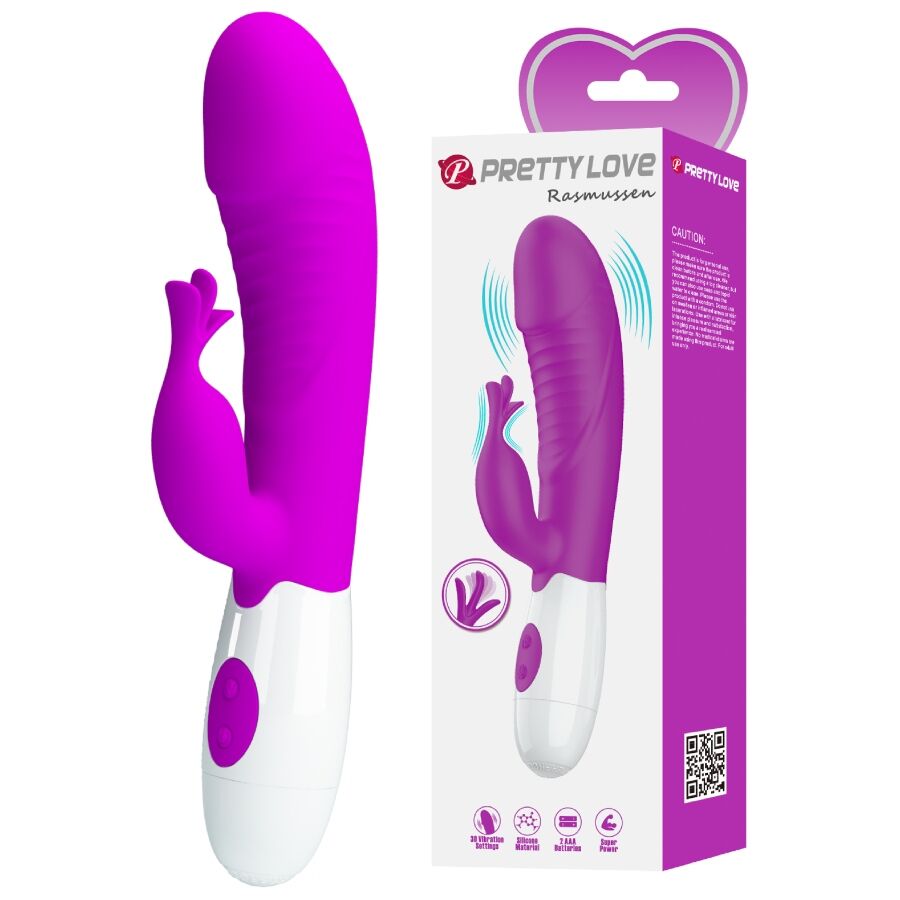 PRETTY LOVE - RASMUSSEN VIBRADOR PONTO G ROXO