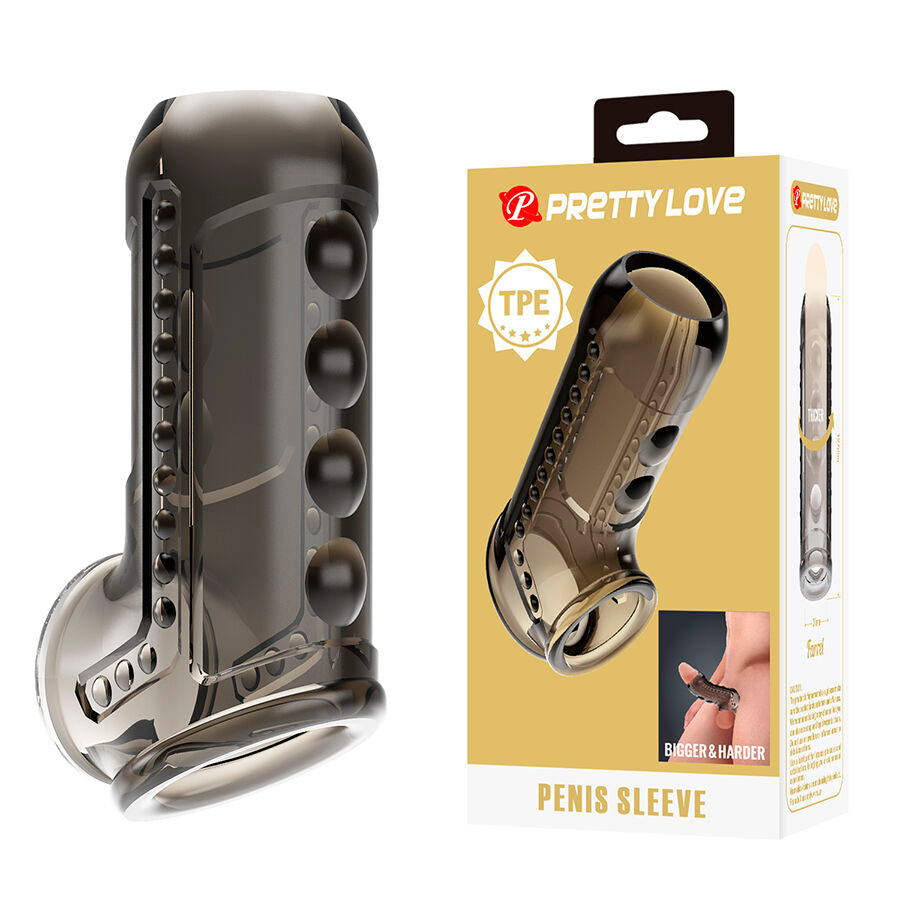 PRETTY LOVE - EXTENSOR DE PÉNIS TEXTURIZADO
