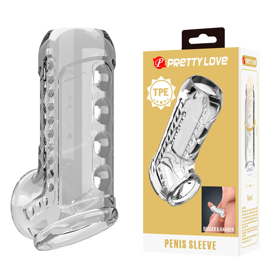 PRETTY LOVE - Gaina Peniana Texturizada Transparente