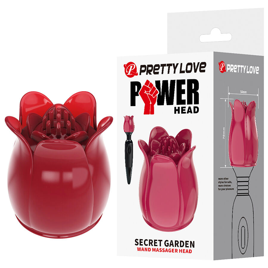PRETTY LOVE - CABEÇA DE MASSAGEM ROSA