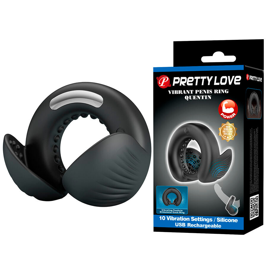 PRETTY LOVE - QUENTIN ANEL PENIANO COM ESTIMULADOR TESTICULAR