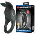 PRETTY LOVE - ANEL PARA PÉNIS CARLTON COM ESTIMULADOR CLITORIANO