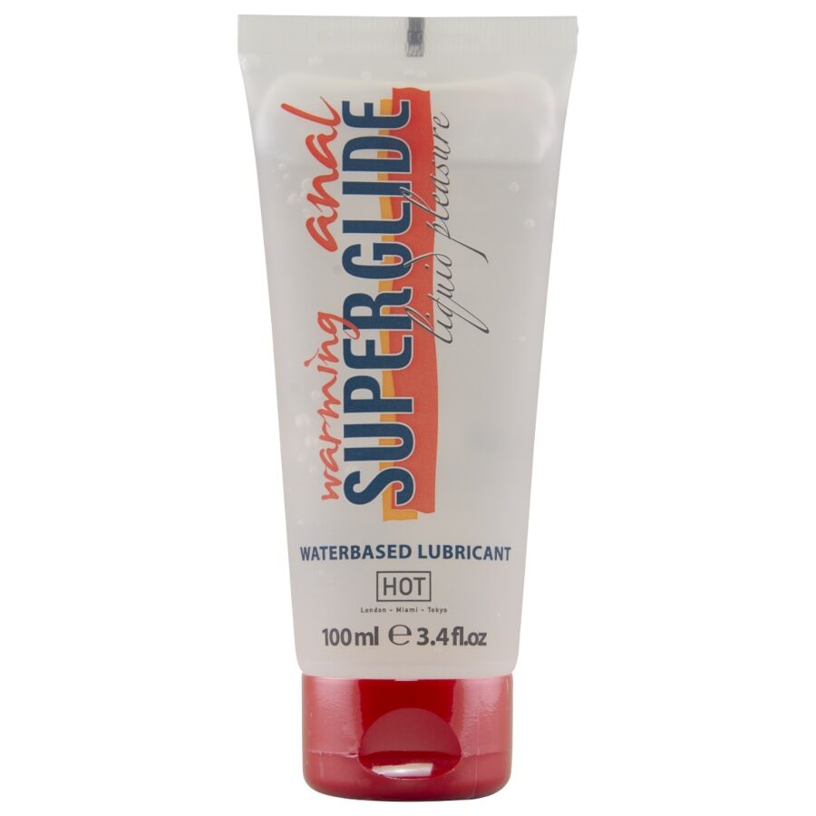 QUENTE - LÍQUIDO DE AQUECIMENTO PARA PRAZER ANAL SUPERGLIDE 100 ML
