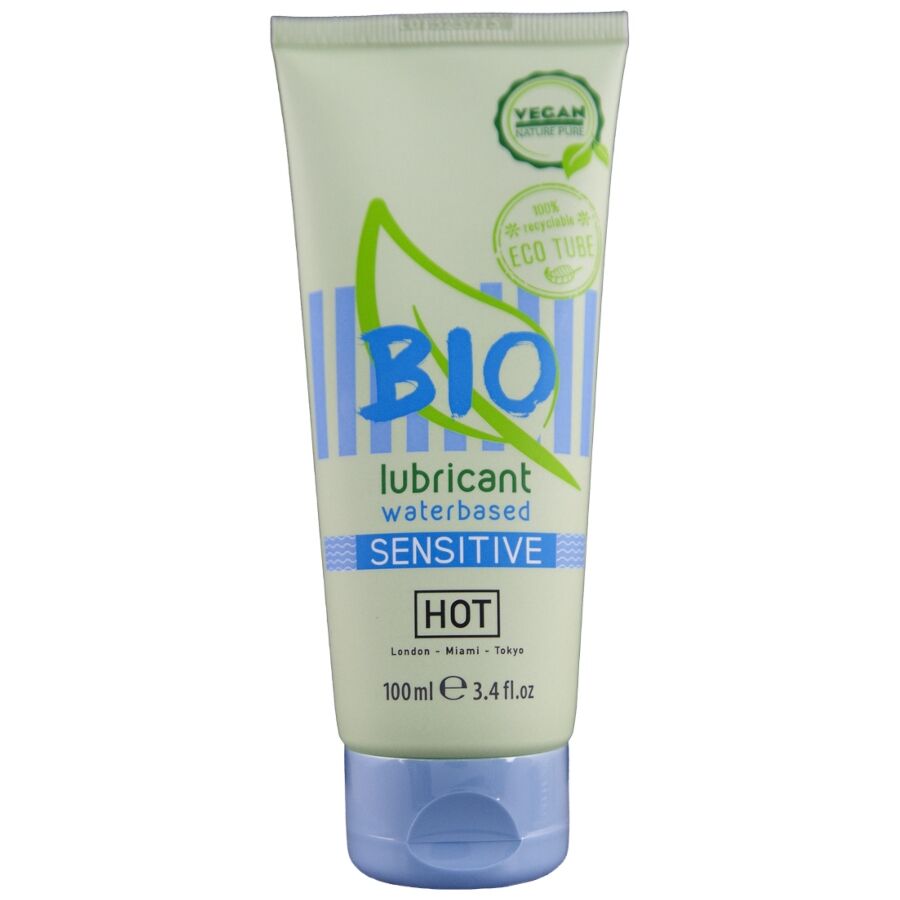 HOT - LUBRIFICANTE ÍNTIMO À BASE DE ÁGUA SENSITIV 100 ML