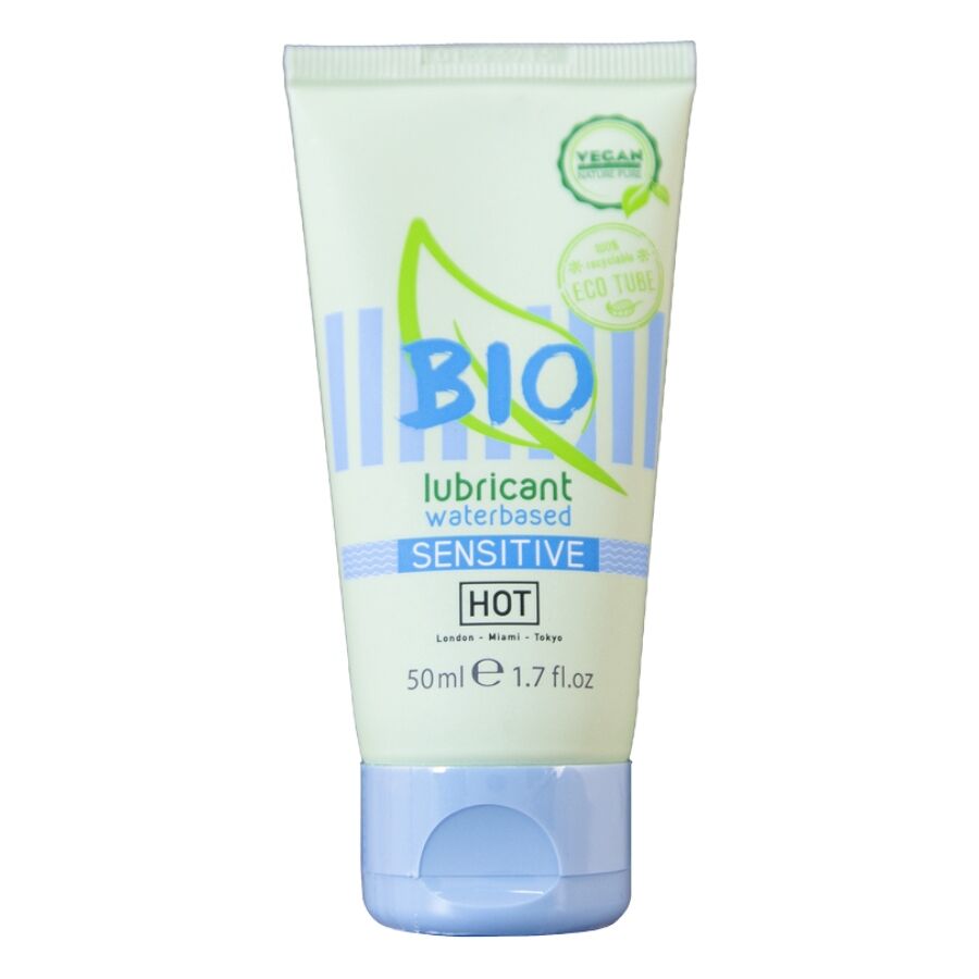 HOT - LUBRIFICANTE ÍNTIMO À BASE DE ÁGUA SENSITIV 50 ML