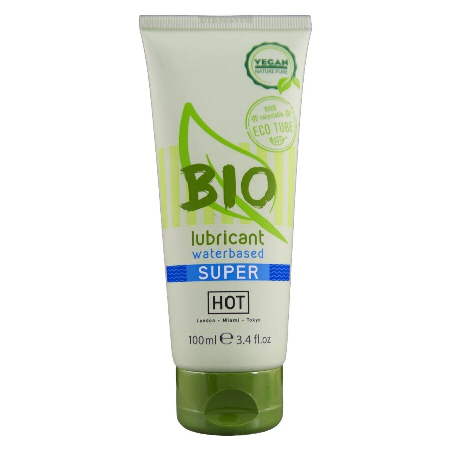 HOT - LUBRIFICANTE BIO À BASE DE ÁGUA 100 ML