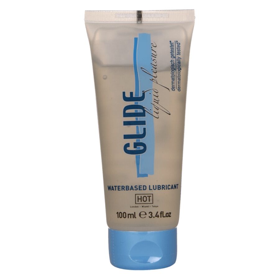 HOT - GLIDE LIQUID PRAZER LUBRIFICANTE À BASE DE ÁGUA 100 ML