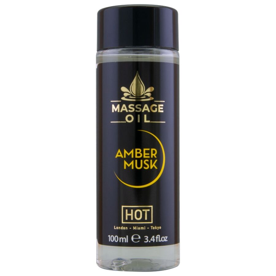 HOT - ÓLEO DE MASSAGEM ÂMBAR E ALMÍSCAR 100 ML