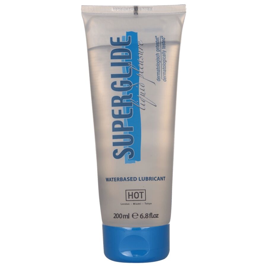 HOT - SUPERGLIDE LIQUID PLEASURE LUBRIFICANTE À BASE DE ÁGUA 200 ML