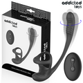 ADDICTED TOYS - PLUG ANAL COM VIBRAÇÃO, ONDULAÇÃO 360° E ESTIMULADOR DE TESTÍCULOS
