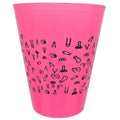 DIABLO PICANTE - CANECA FUCHSIA 500 ML COM PÉNIS PRETOS