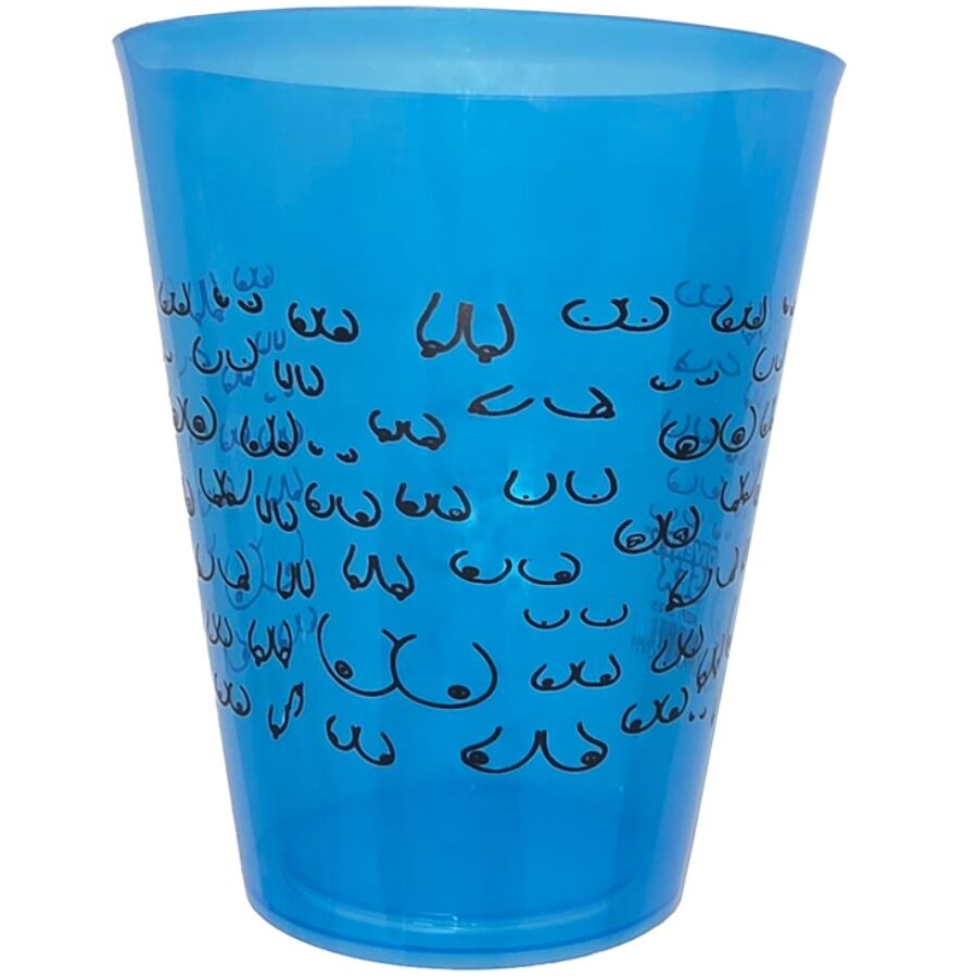 DIABLO PICANTE - CANECA AZUL 500 ML COM SEIOS PRETOS