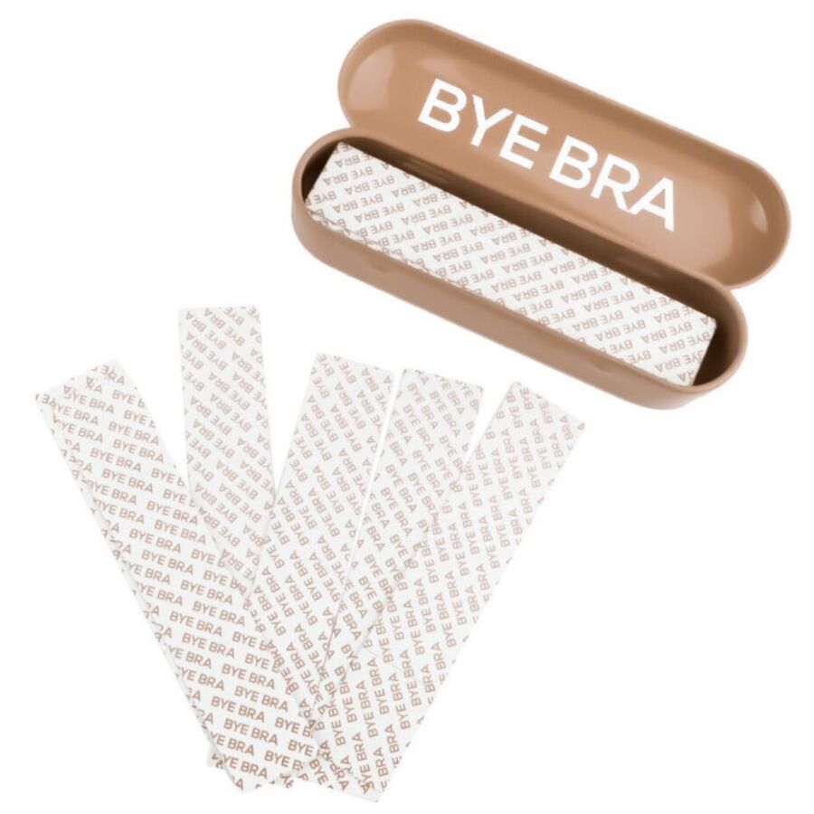 BYE-BRA - CINTA ADESIVA PARA ROUPA COM CAIXA METÁLICA TAMANHO ÚNICO