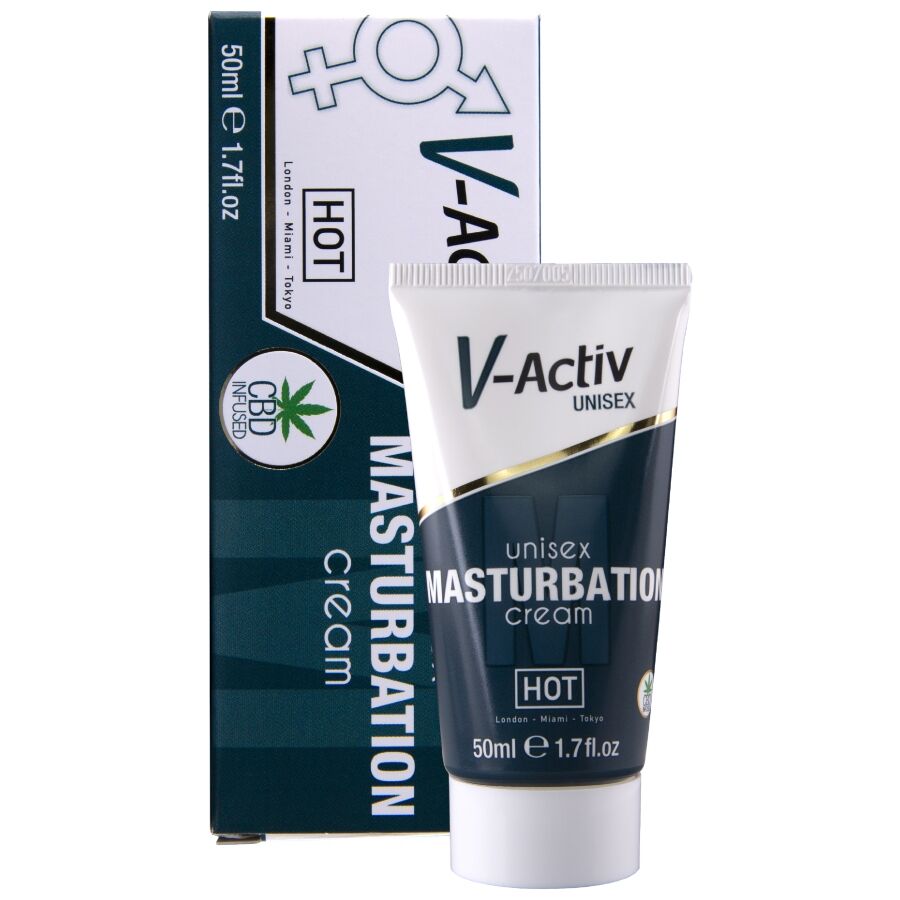HOT - CREME DE MASTURBAÇÃO QUENTE COM CBD UNISSEXO 100 ML