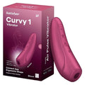 SATISFYER - CURVY 1 ROSA VERMELHO