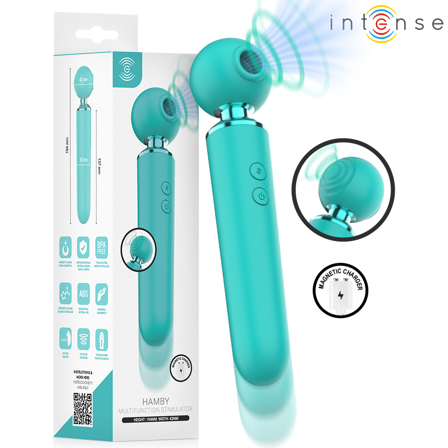 INTENSO - HAMBY ESTIMULADOR MULTIFUNCIONAL DE SUCÇÃO E VIBRAÇÃO
