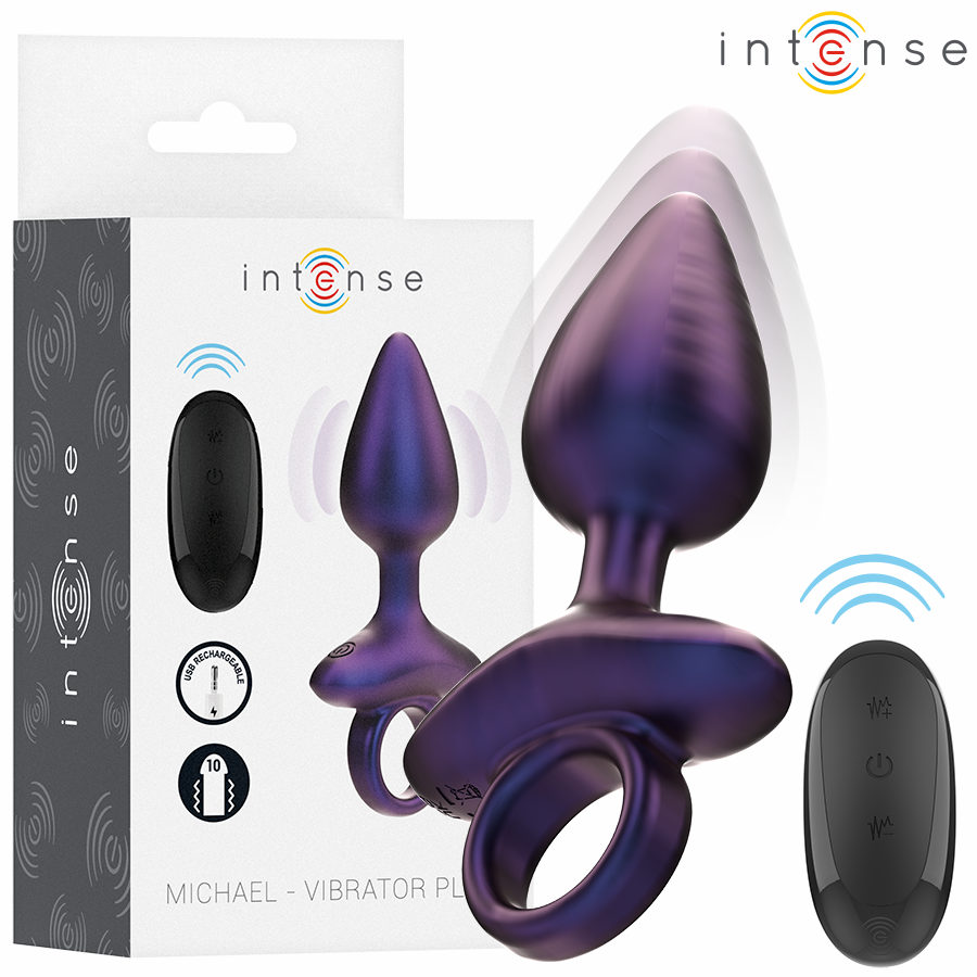 INTENSE - MICHAEL PLUG ANAL VIBRANT MODÈLE 2 TÉLÉCOMMANDE