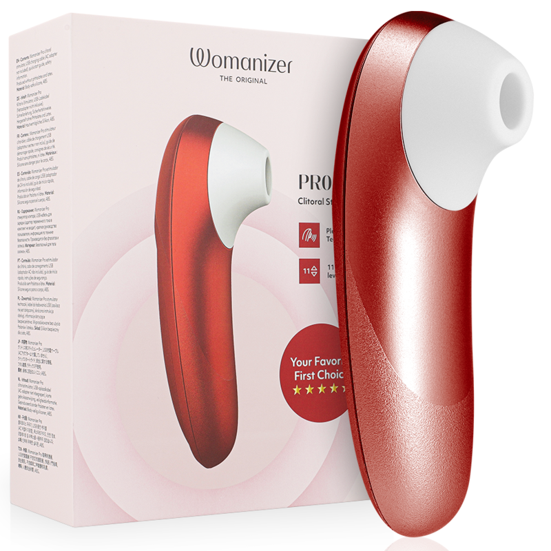 WOMANIZER - ESTIMULADOR CLITORIANO VIBRATÓRIO PRO BORDEAUX