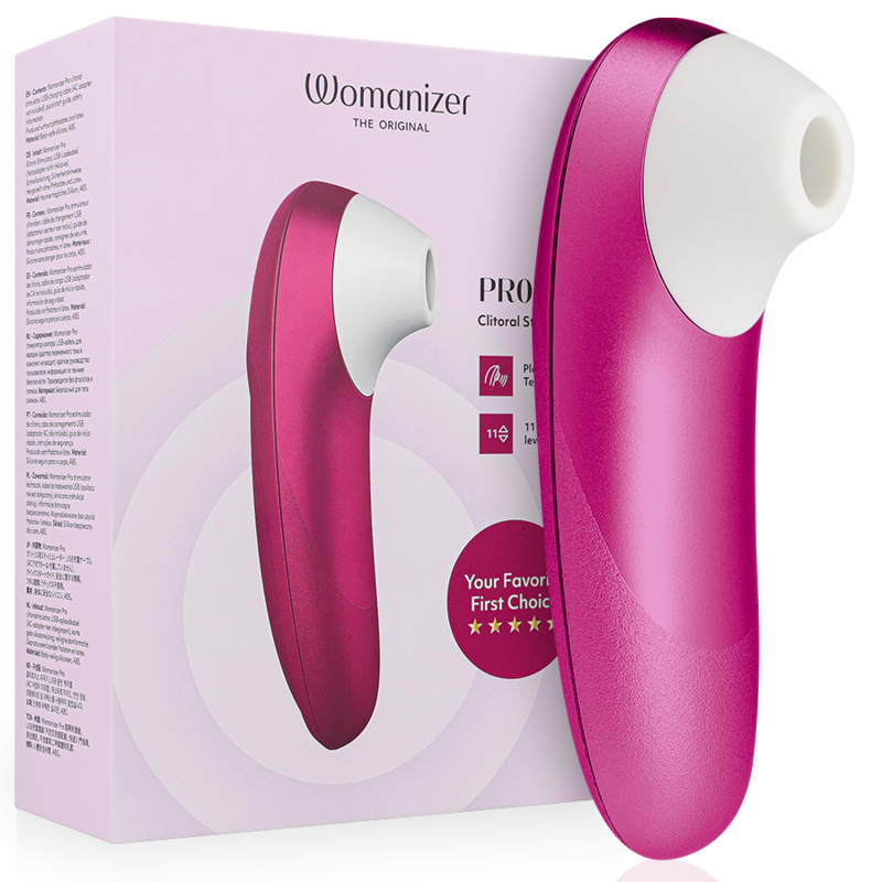 WOMANIZER - ESTIMULADOR CLITORIANO VIBRATÓRIO PRO ROSA