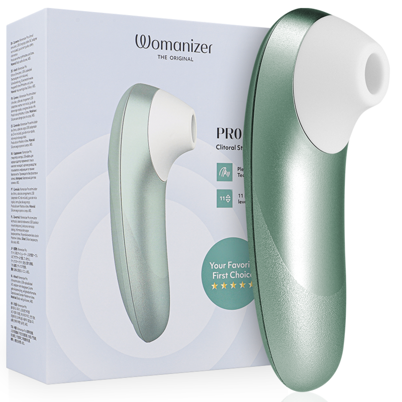 WOMANIZER - ESTIMULADOR CLITORIANO PRÓ-VIBRANTE VERDE SÁBIA