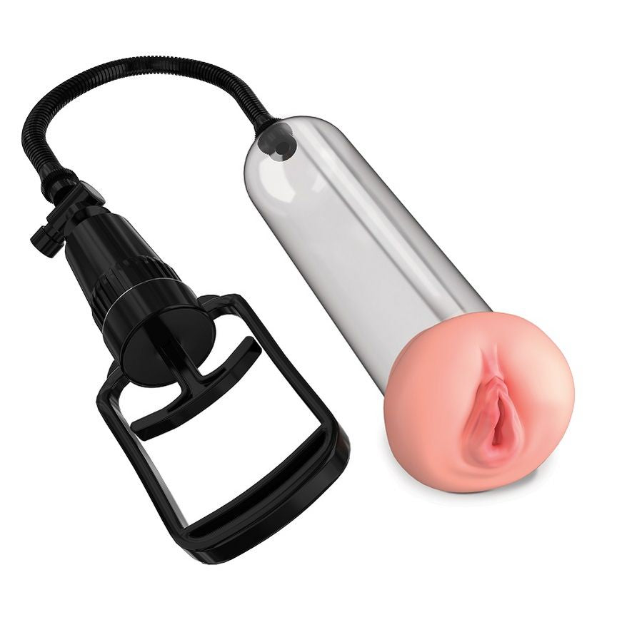 PUMP WORX BOMBA DE EREÇÃO COM VAGINA PARA INICIANTES