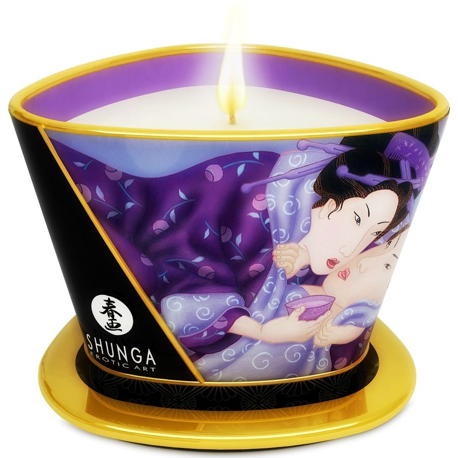 SHUNGA - MINI CARESSE COM VELAS VELA DE MASSAGEM FRUTOS EXÓTICOS 170 ML