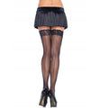 LEG AVENUE - COLLANTS COM COSTURA E RENDA NO TOPO MAIS