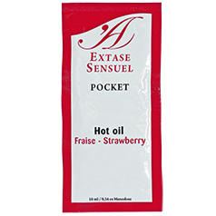ÊXTASE SENSUAL - ÓLEO ESTIMULANTE DE MORANGO 10 ML