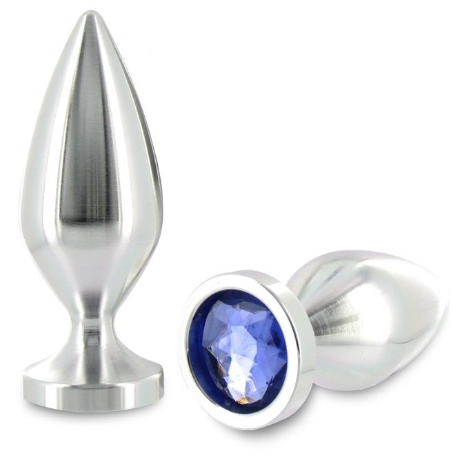 METAL HARD - PLUG ANAL COR CRISTAL DALIMINUM PEQUENO 5.71 CM