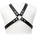 CORPO EM COURO - ARNÊS LÁTEX EM ROUPA