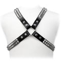 LEATHER BODY - HARNAIS  CLOUS PYRAMIDAUX