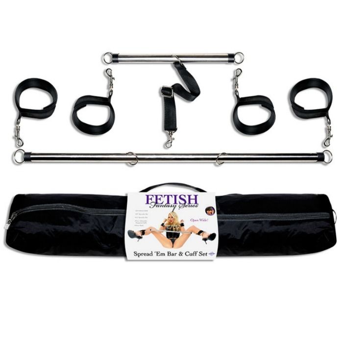 SÉRIE FETISH FANTASY - CONJUNTO DE BARRA E ALGEMAS SPREAD
