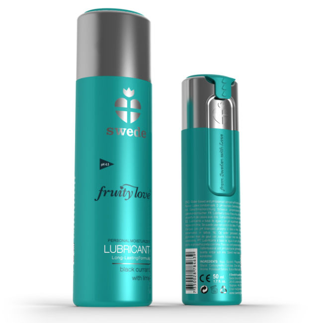 SWEDE - LUBRIFICANTE ÍNTIMO FRUTADO CASSIS LIMA 50 ML