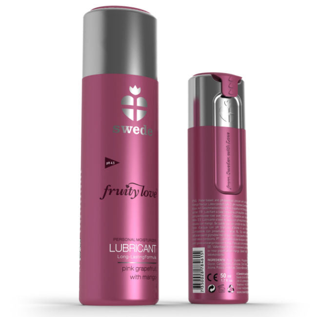 SWEDE - LUBRIFICANTE ÍNTIMO FRUITY LOVE TORANJA ROSA E MANGA 100 ML