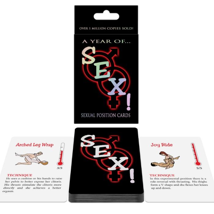 KHEPER GAMES - CARTAS DE POSIÇÕES SEXUAIS UM ANO DE... SEXO!
