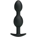 PRETTY LOVE - BOLAS ANEL ANAL EM SILICONE 12.5 CM PRETAS