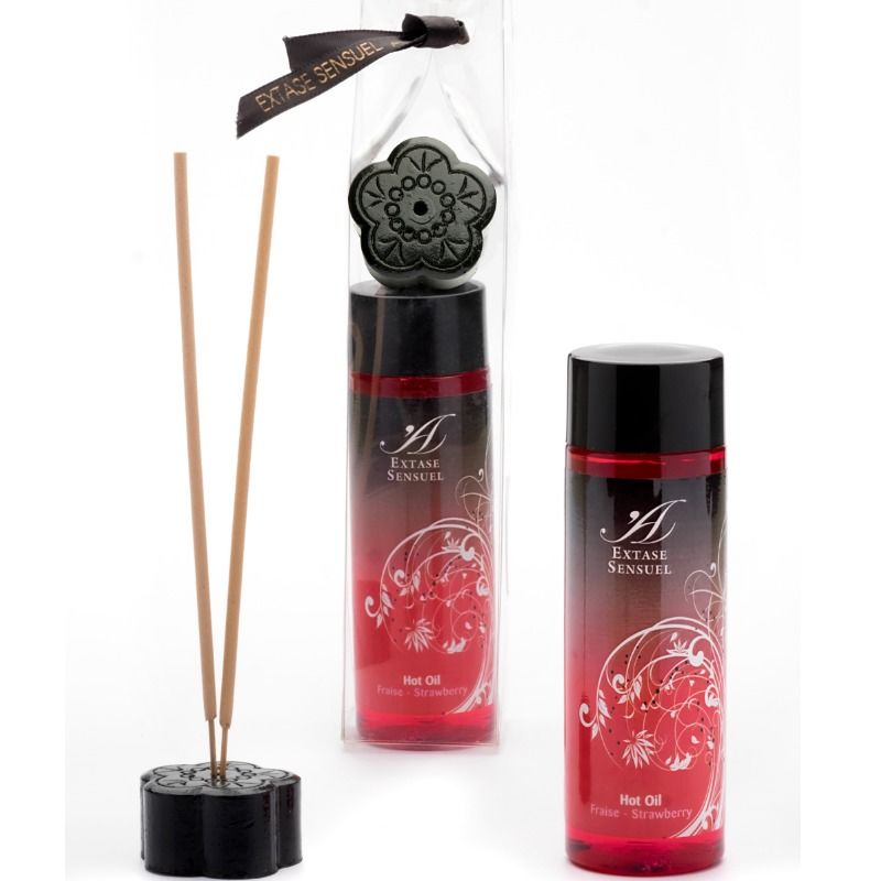 EXTASE SENSUAL - ÓLEO ESTIMULANTE CALOR MORANGO 100 ML