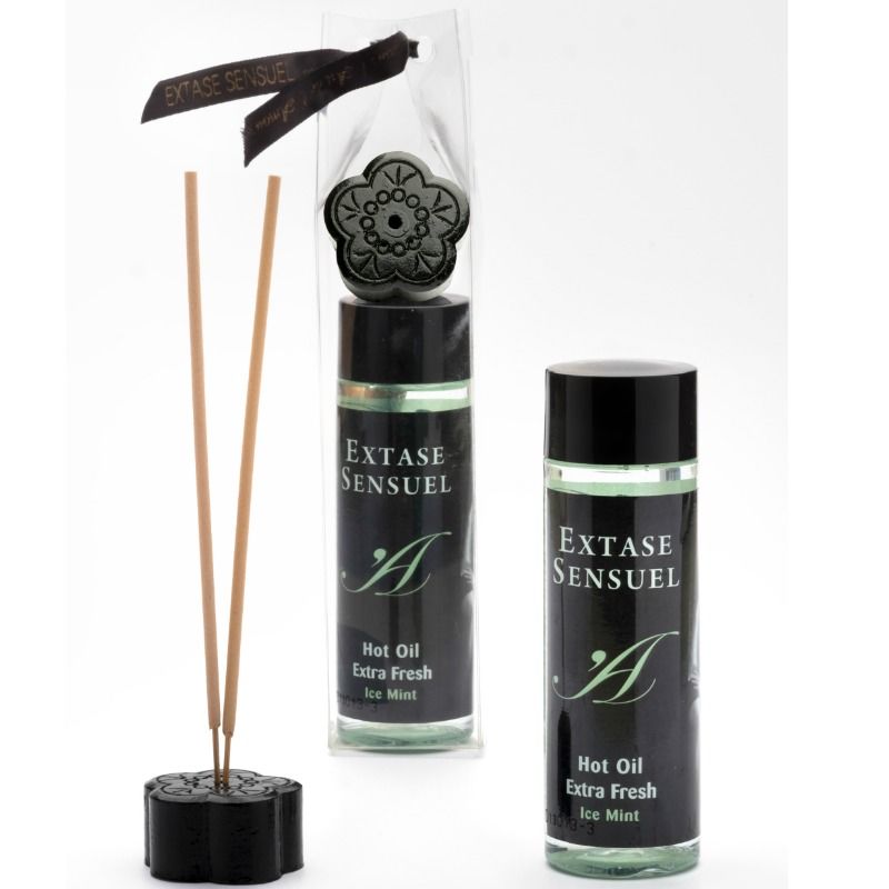 ÊXTASE SENSUAL - ÓLEO DE MASSAGEM COM EFEITO GELO EXTRA FRESCO 100 ML