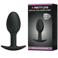 PRETTY LOVE - PLUG ANAL EM SILICONE 6,5 CM PRETO