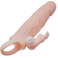BAILE - CAPA DE PÉNIS BRAVE MAN COM CARNE DE COELHO E MOTOR DUPLO 16.5 CM