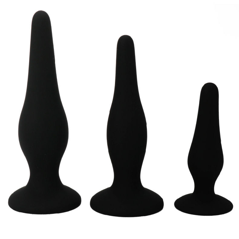 PRETTY LOVE - KIT DE INICIAÇÃO EM SILICONE PARA PLUGS ANAIS