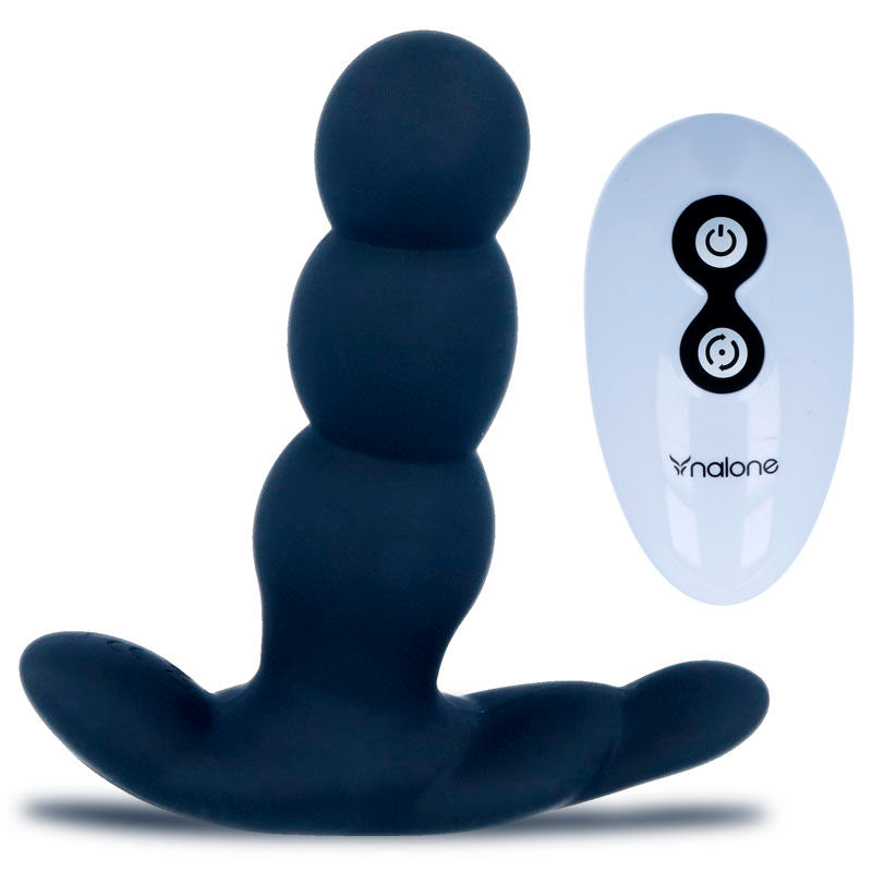 NALONE - VIBRADOR ANAL PEARL COM CONTROLO REMOTO PRETO