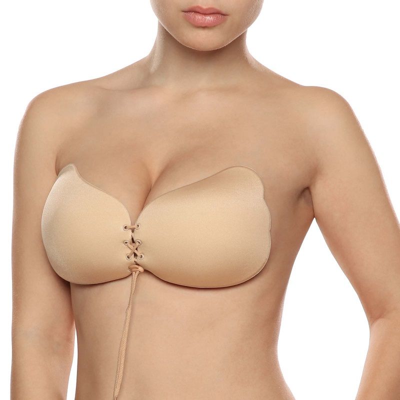 BYE-BRA - LACE-IT REFORÇO PUSH-UP BEGE COPA D